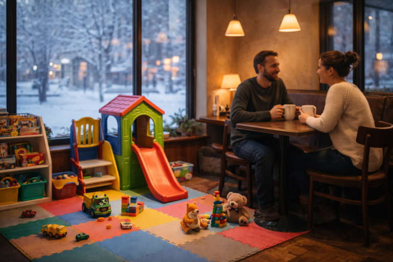 Kawiarnie przyjazne dzieciom w Warszawie. Gdzie wypijesz ciepłą kawę, gdy maluch się bawi? (Edycja 2026)