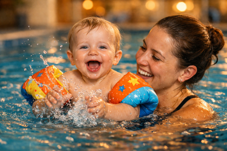 Basen z niemowlakiem zimą – czy warto? Przegląd i porady