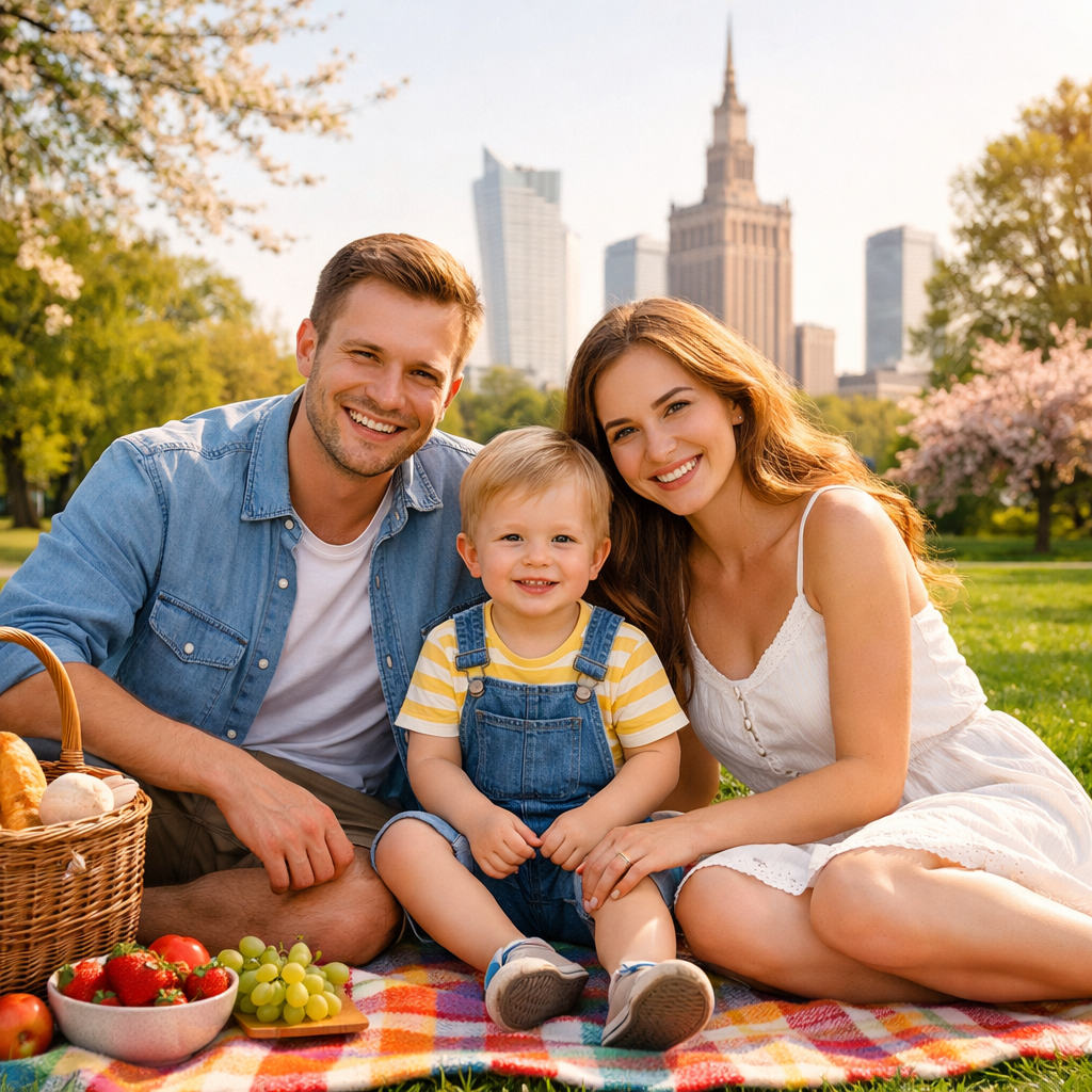 Piknik z dzieckiem w Warszawie